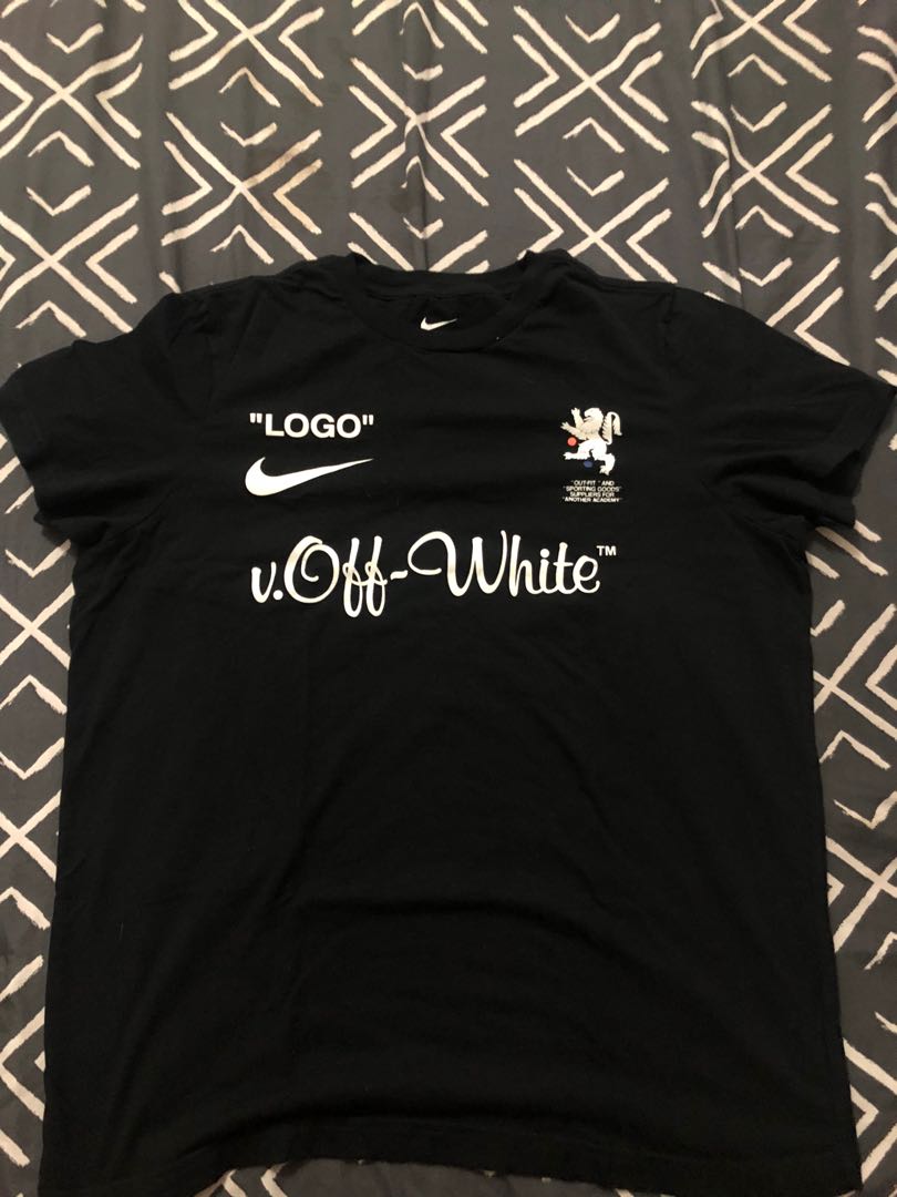 off white nike tee shirt