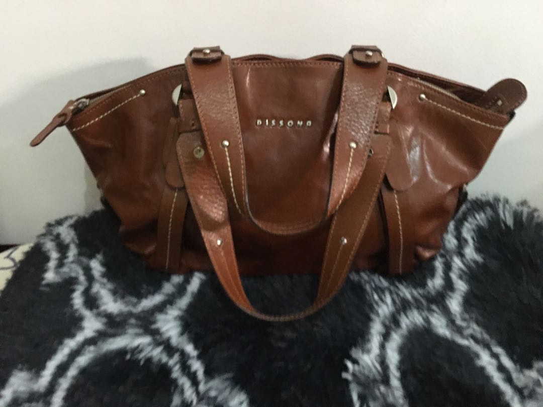 Dissona leather bag, Women's Fashion, Bags & Wallets, Purses & Pouches on  Carousell