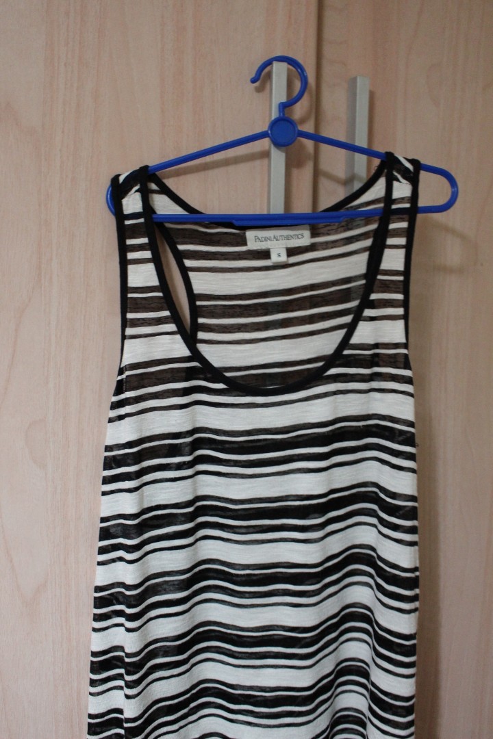 sheer black sleeveless top