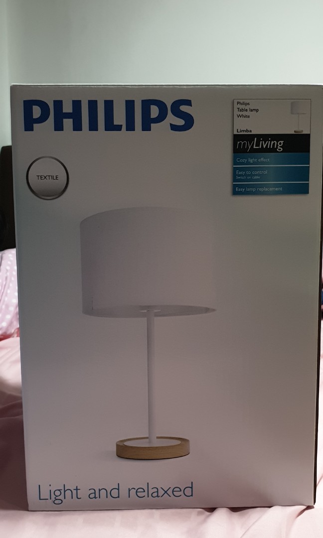 Philips Bedside Lamp, Furniture & Home Living, Lighting & Fans, Lighting on Carousell
