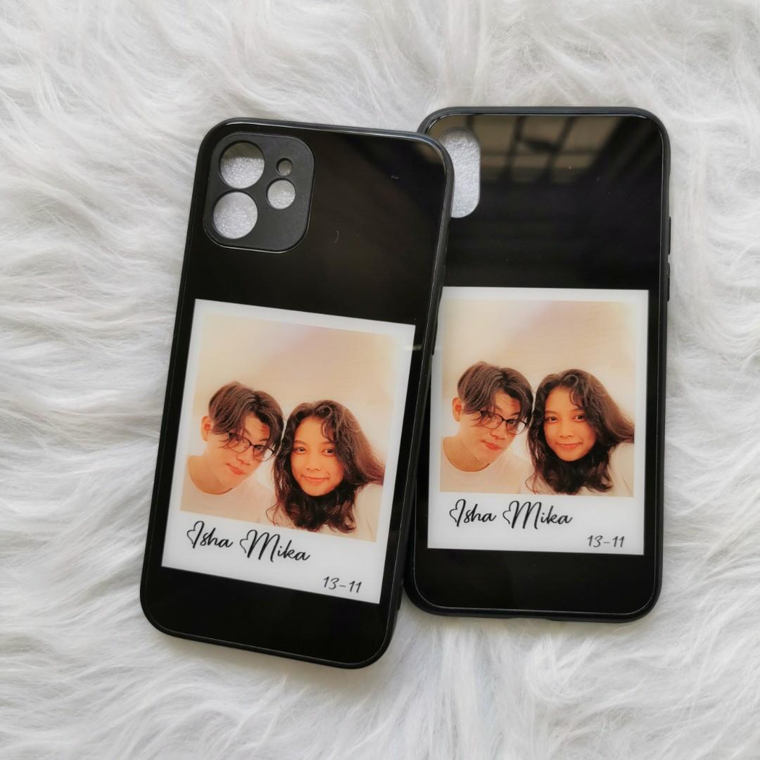 polaroid on back of phone