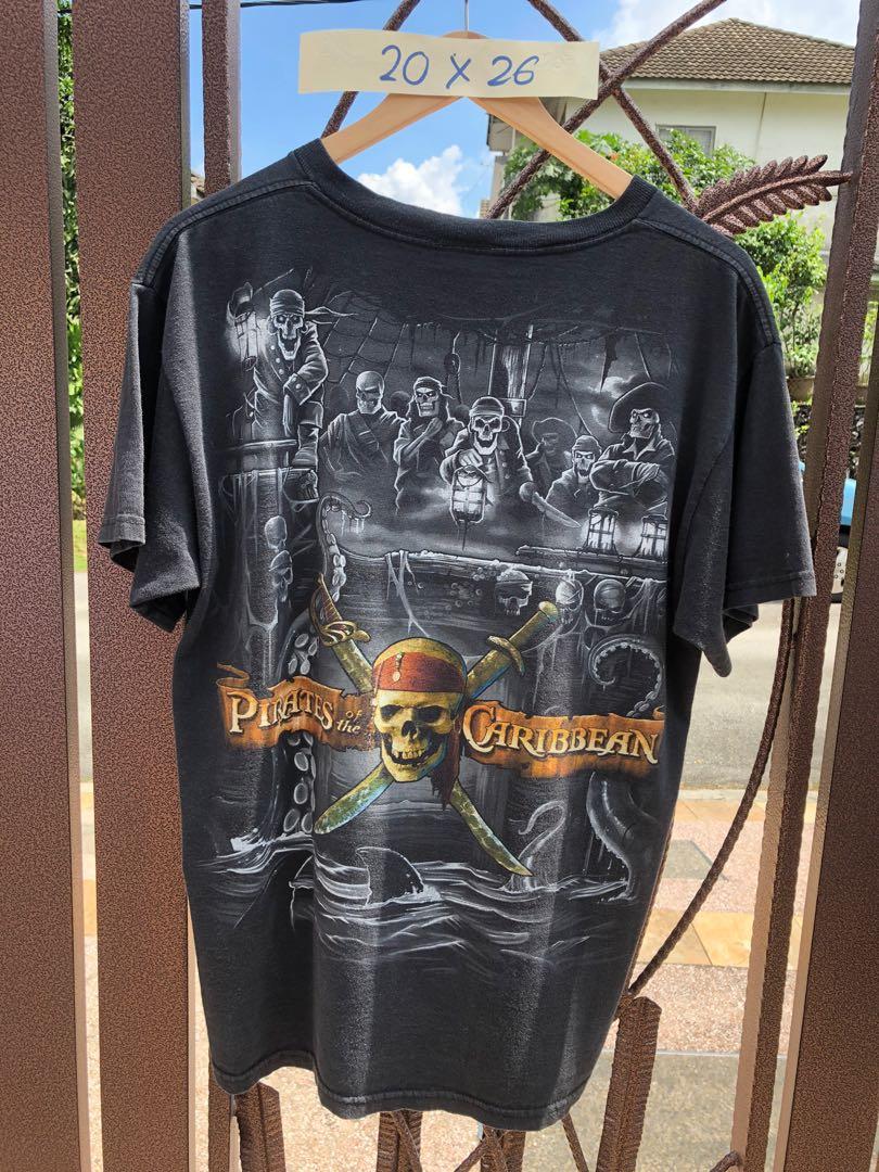 Vintage/ Rare / Disney Pirates of the Caribbean shirt, Men's Fashion, Tops  & Sets, Tshirts & Polo Shirts on Carousell