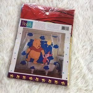 Pooh Shower Curtain (Category: Bathtub & Bath Accessories) located in Manila. Submitted by thebookclubz (Listing ID 1064923608, Image 1). Description: From the US Size: 70 x 72" 177 x 182cm 100% Easy Care Vinyl Never used, Stored .