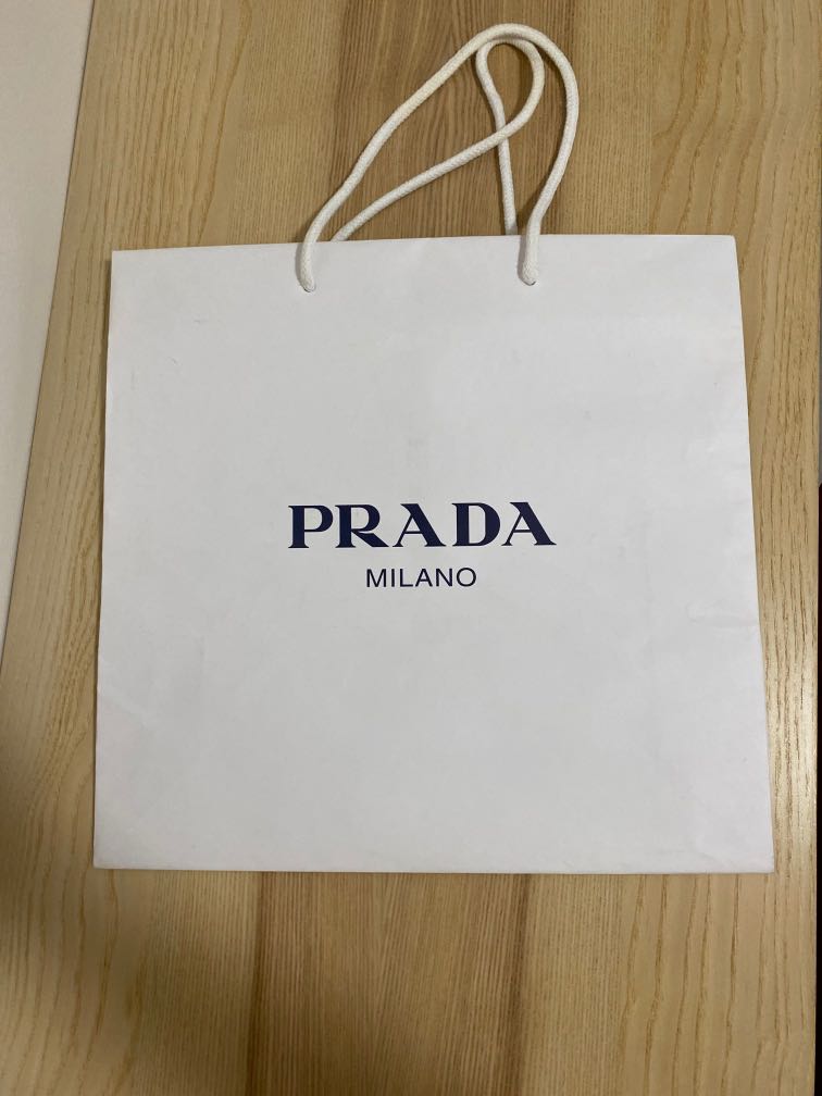 prada paper bag