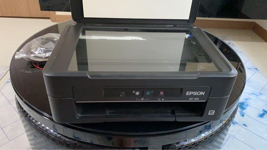 Printer with scanner (Category: Printers, Scanners & Copiers) located in Singapore. Submitted by mohammad.feisal (Listing ID 1064896236, Image 2). Description: Model epson XP-102.