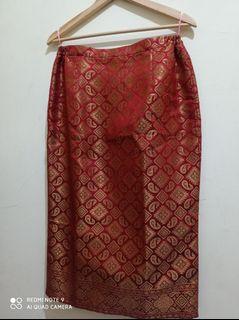 Rok 7/8 motif songket Palembang
