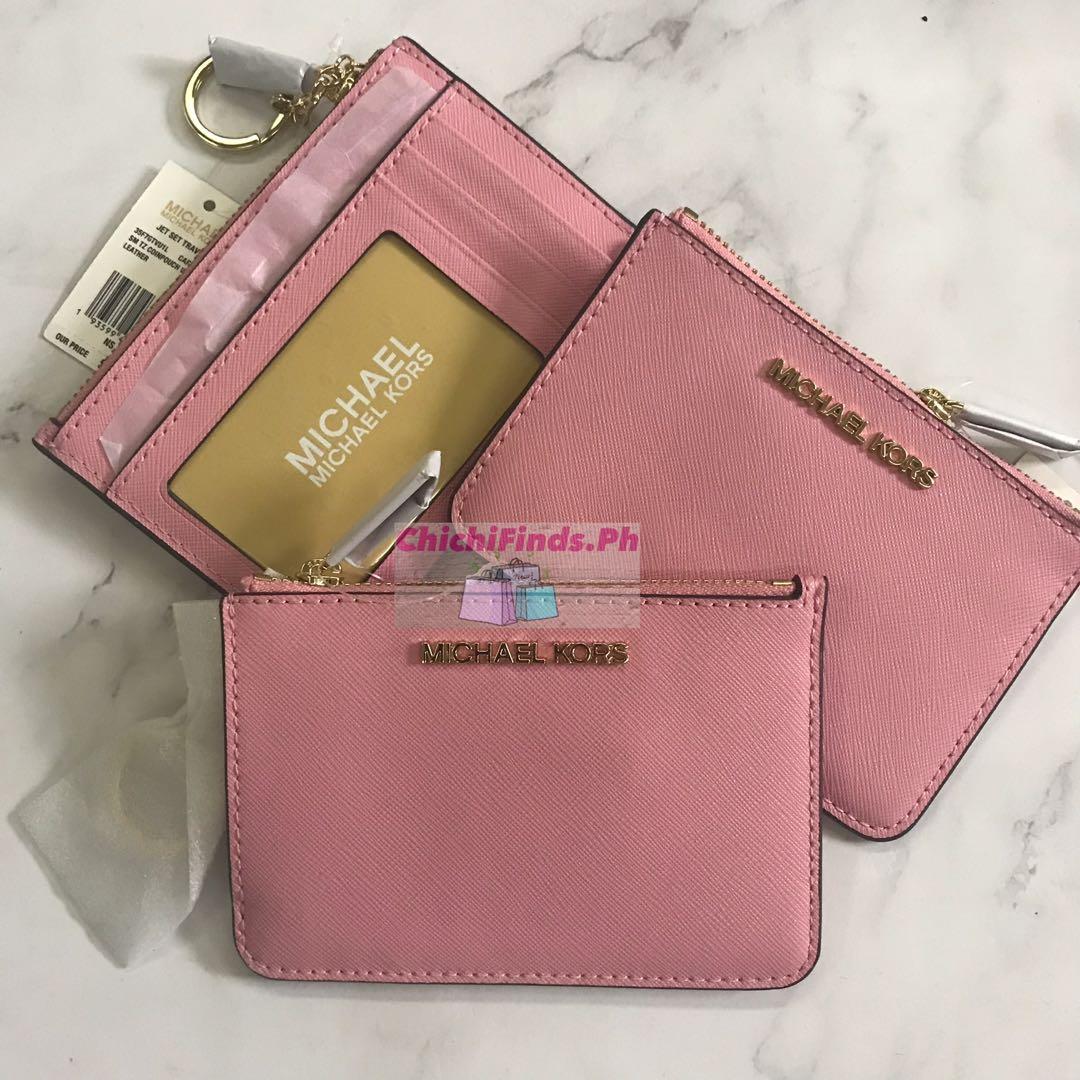  Michael Kors Jet Set Travel Small Top Zip Coin Pouch