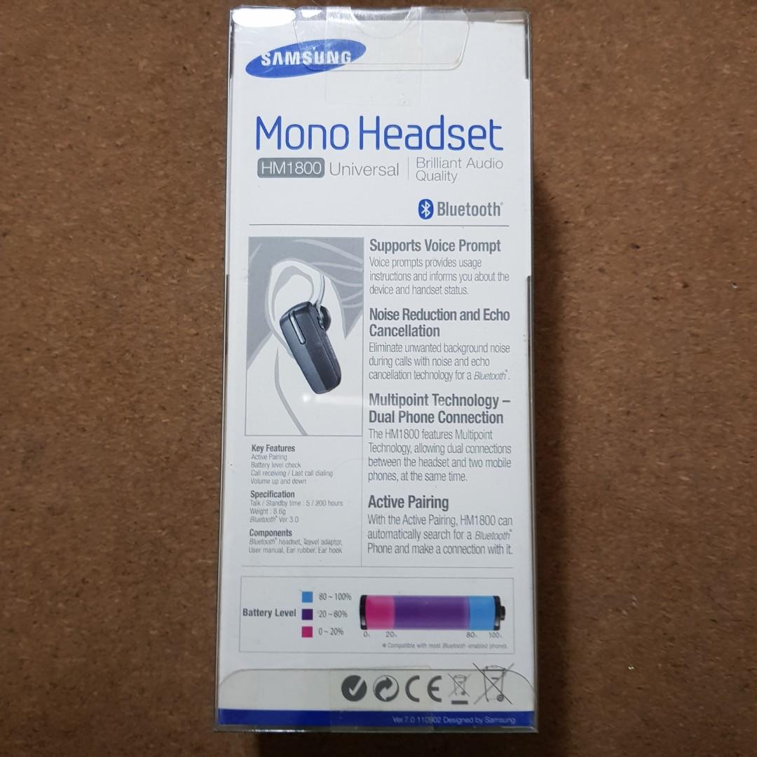 Samsung hm1800 clearance