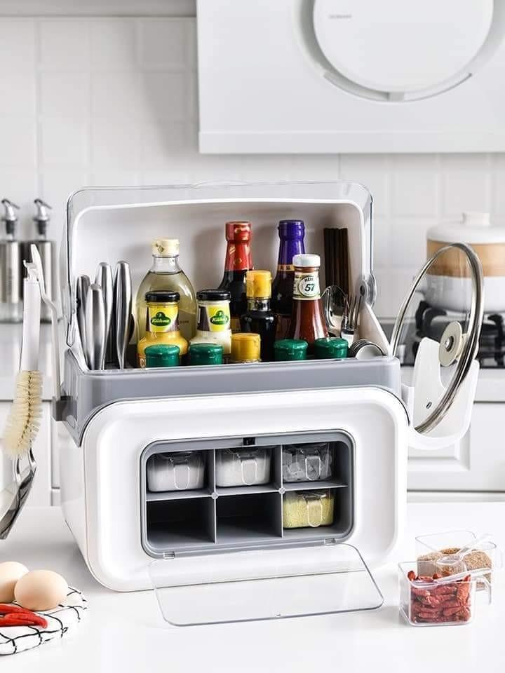 Seasoning Display Seasoning display Rackw/Box, Furniture & Home Living, Kitchenware ...
