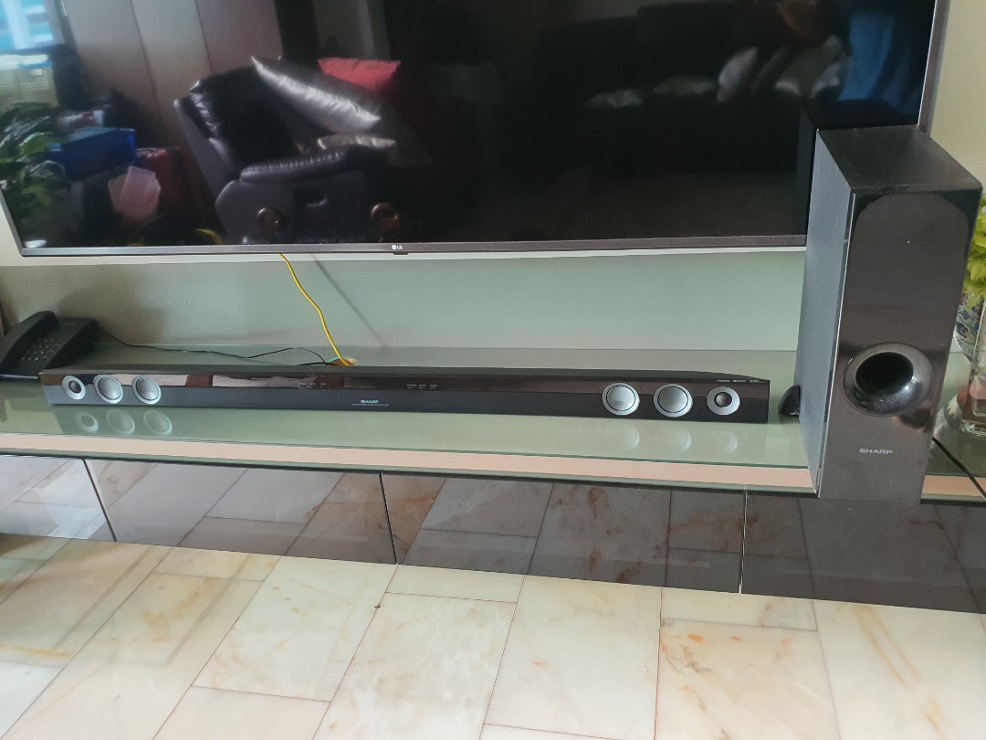 Sharp HTSB60 Sound Bar Home Theatre System, Audio, Soundbars, Speakers