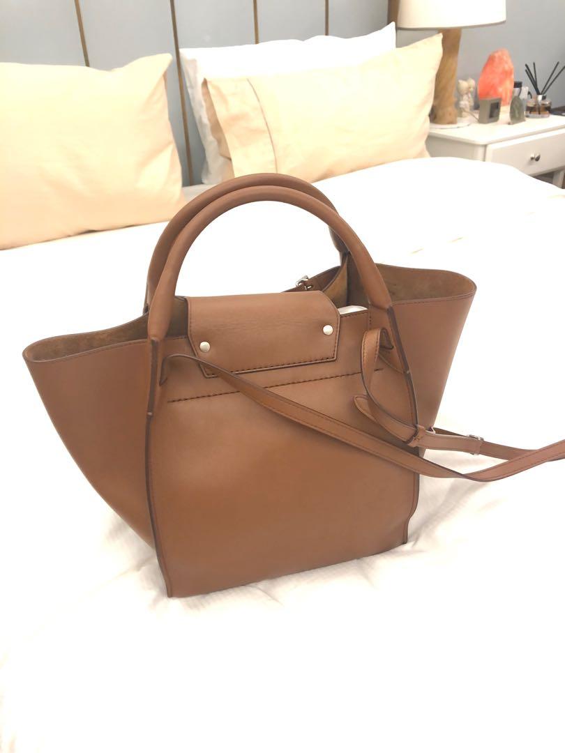 Celine Small Big bag in smooth calf skin w long shoulder strap