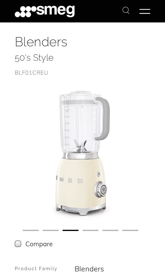 50'S Style Blender - Smeg BLF01CREU