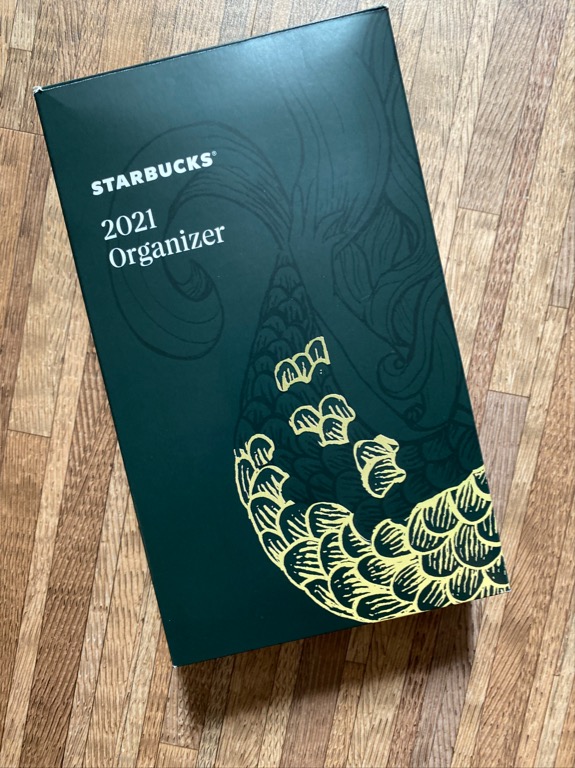 Starbucks 2021 Black Organizer, Hobbies & Toys, Stationary & Craft, Craft Supplies & Tools on