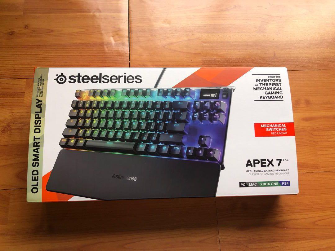 SteelSeries APEX TKL RGB Mechanical Keyboard, Computers  Tech, Parts   Accessories, Computer Keyboard on Carousell