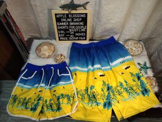 summer swimming shorts for couple