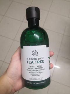 NEW The Body Shop TEA TREE Skin Mattifying Toner 400ml (Take all 3 for only 1200php)
