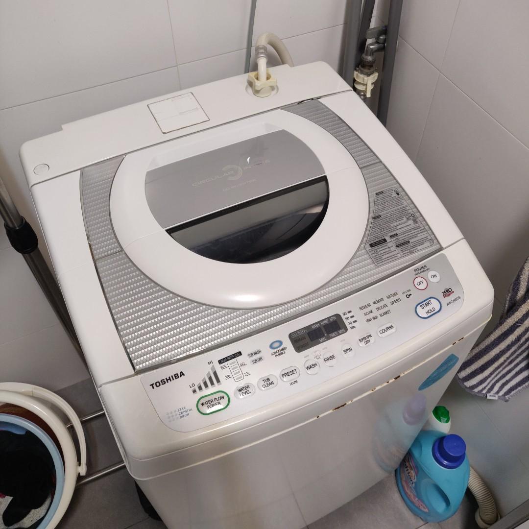 Toshiba 9kg Washing Machine Home Appliances Cleaning Laundry On Carousell