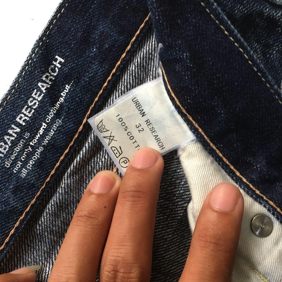 Urban Research Selvedge Jeans, Fesyen 