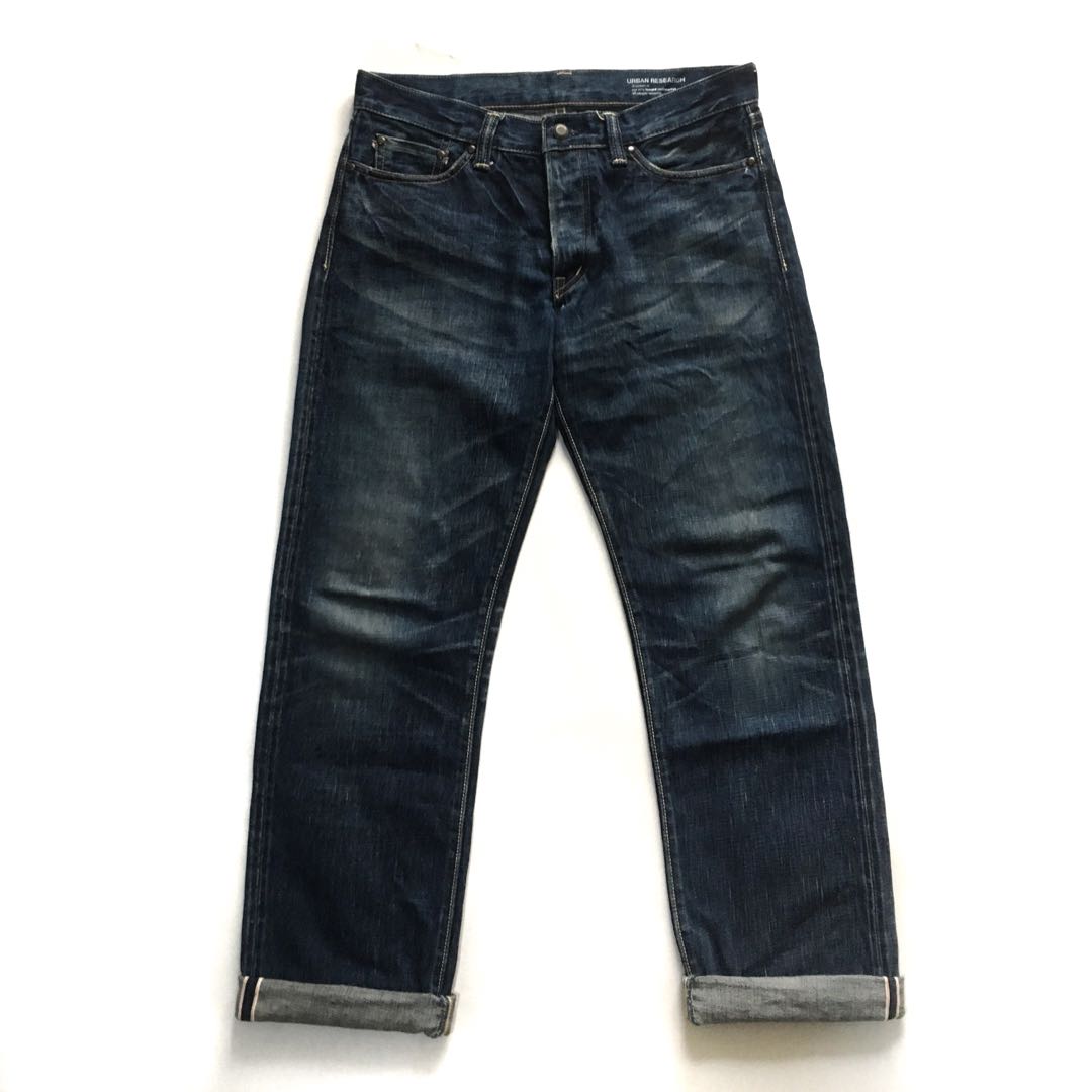 Urban Research Selvedge Jeans, Fesyen 