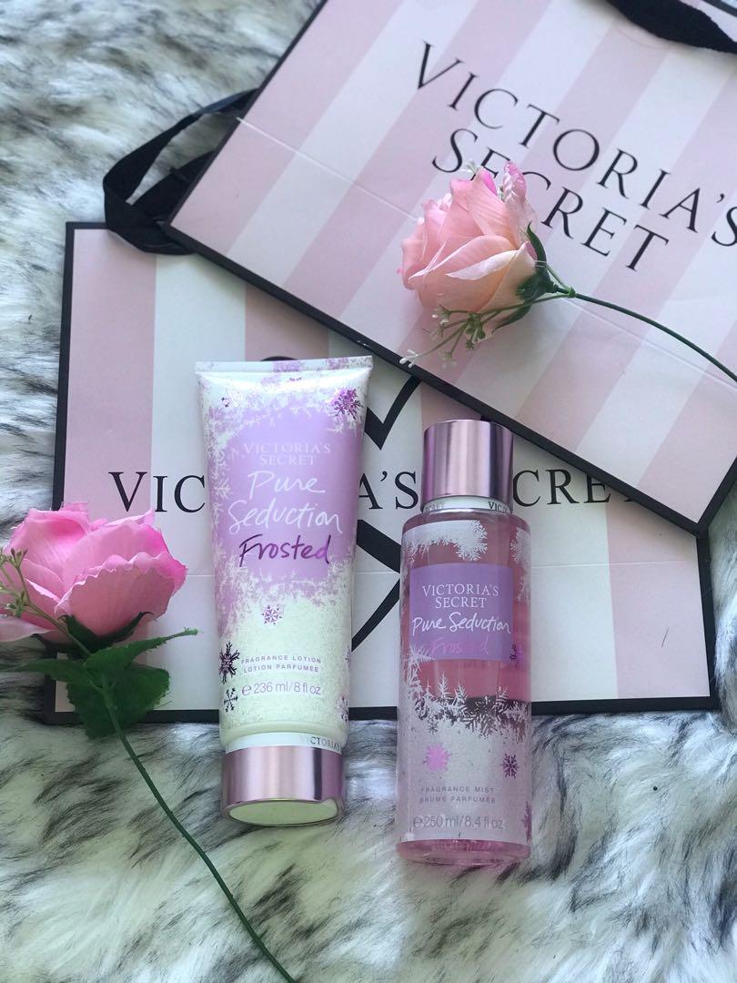 Victoria's secret pure shop seduction frosted body mist