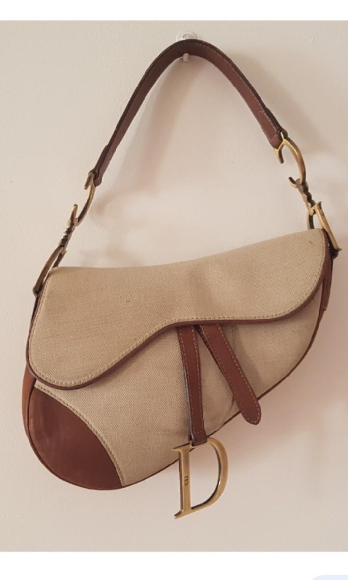 Vintage dior saddle on sale bag for sale