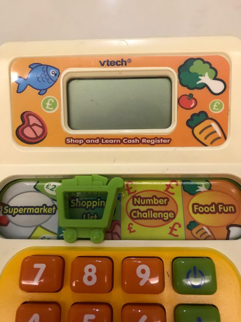 Vtech shop and learn cash sale register