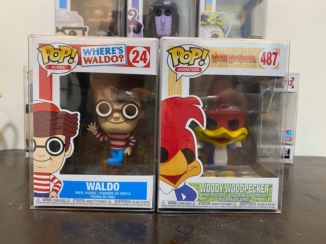 Waldo & Woody Woodpecker funko pop, Hobbies & Toys, Toys & Games