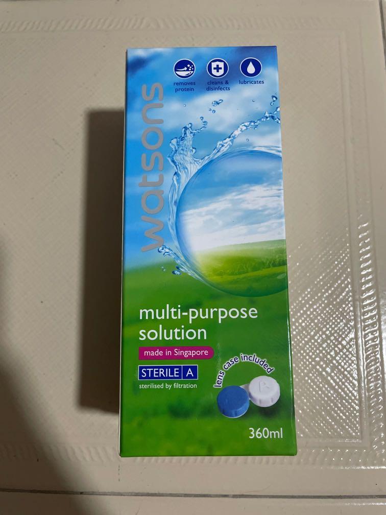 Watsons contact lens solution, Beauty & Personal Care, Bath & Body
