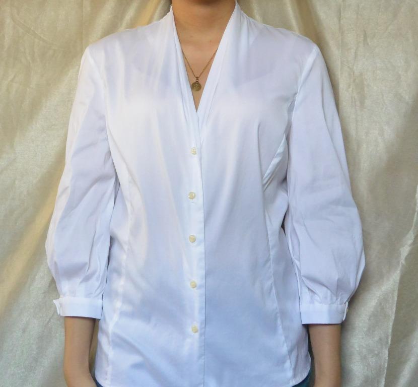 No collar long sleeve sale