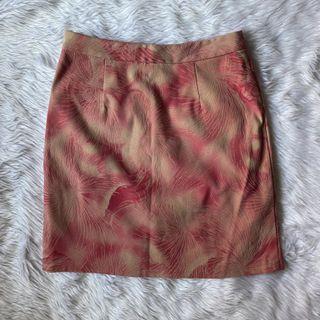 Y2k pink corduroy skirt
