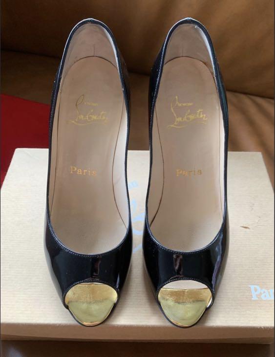 Louboutin 100% Authentic (Category: Heels) located in San Juan City. Submitted by ted01 (Listing ID 1065307316, Image 1). Description: 100% black Louboutin with 3.5 heels. Complete with dust bag and original box. *For serious buyers only* SMS only.