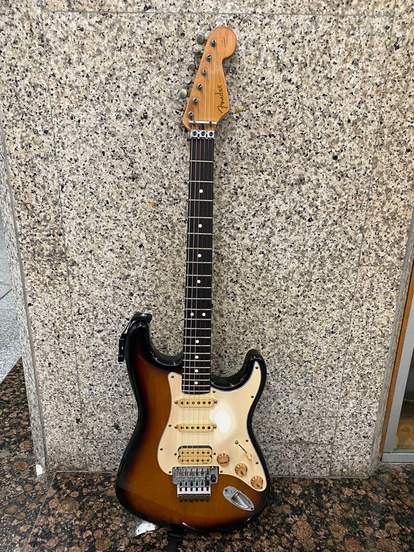 1992 Fender American Floyd Rose Classic HSS Stratocaster Electric Guitar 3 Tone Sunburst