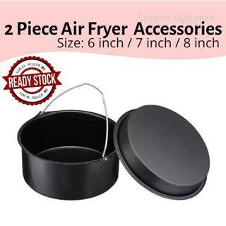 2 pieces airfryer accessories (6 inch)