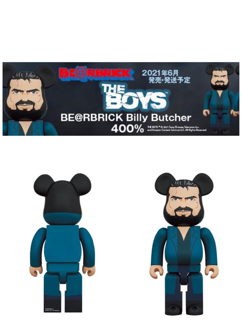 預訂6月Medicom Billy Butcher 400%=THE BOYS Be@rBrick B水日口月口戈