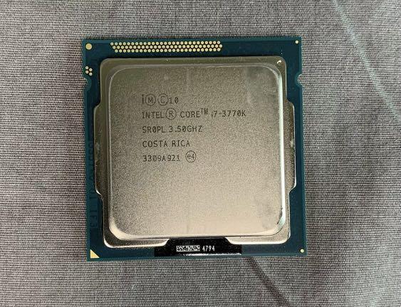 9.5成新] [有K] OC overclock Intel Core i7-3770K Processor 8M Cache