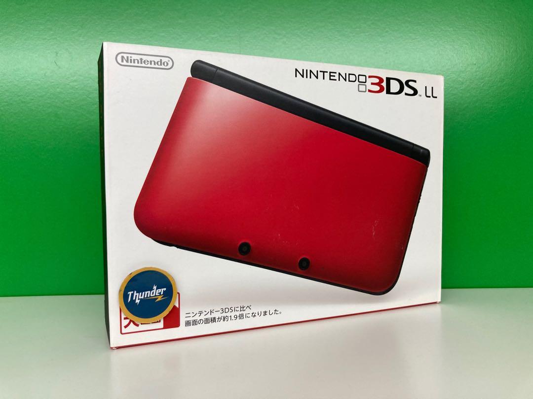 中古 3ds Ll 紅色主機盒裝日版 遊戲機 電子遊戲機 Nintendo 任天堂 Carousell