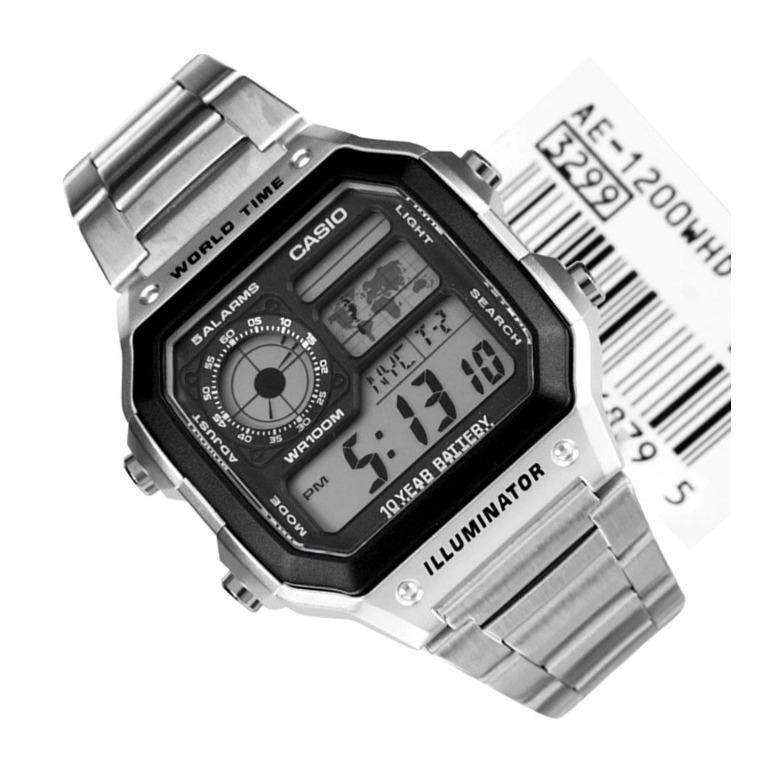 佐敦門市現貨100% 全新Casio AE-1200WHD-1AV AE-1200 AE-1200WHD 世界