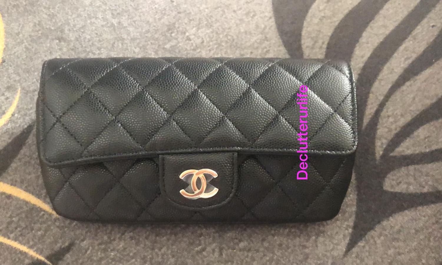 🦄 Arriving 21P Chanel ⭐️Chanel sunglasses pouch in caviar with