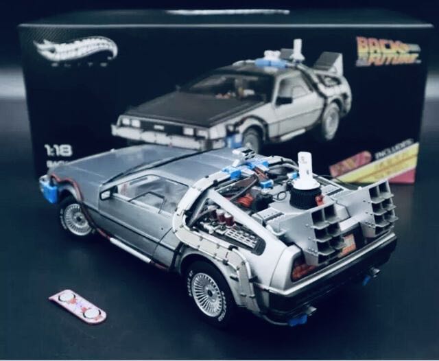 全新hotwheels Elite Back To The Future Delorean Dmc 12 1 18 1 18 回到未來時光機 Not Hottoys Hot Toys Lego Playmobil Kids Logic Transformers 變形金剛sun Star 興趣及遊戲 玩具 遊戲類