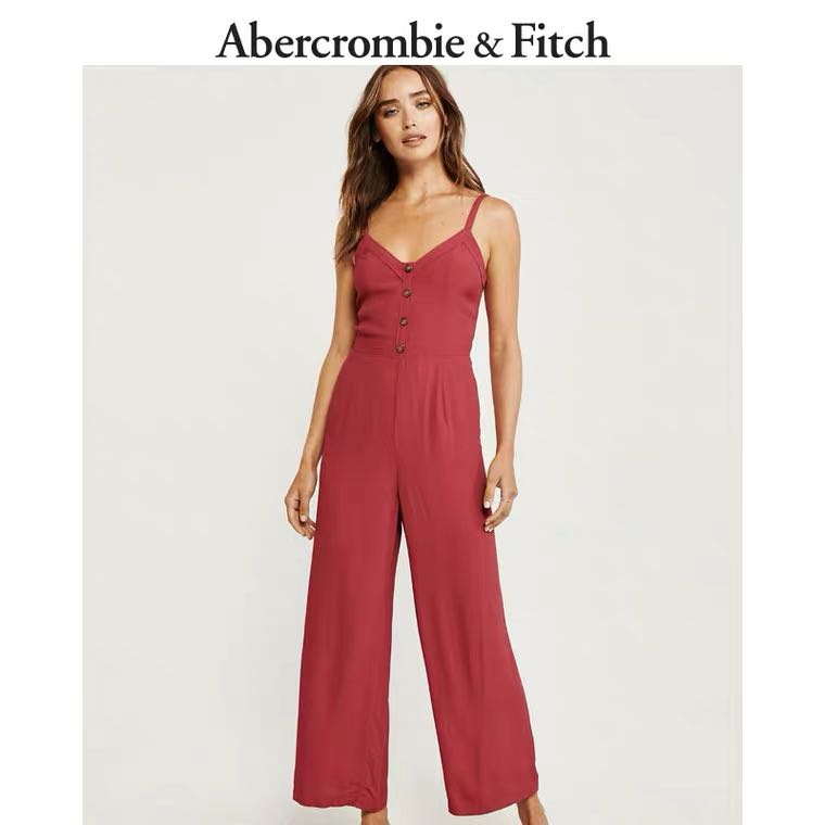 Abercrombie tie back jumpsuit Clearance