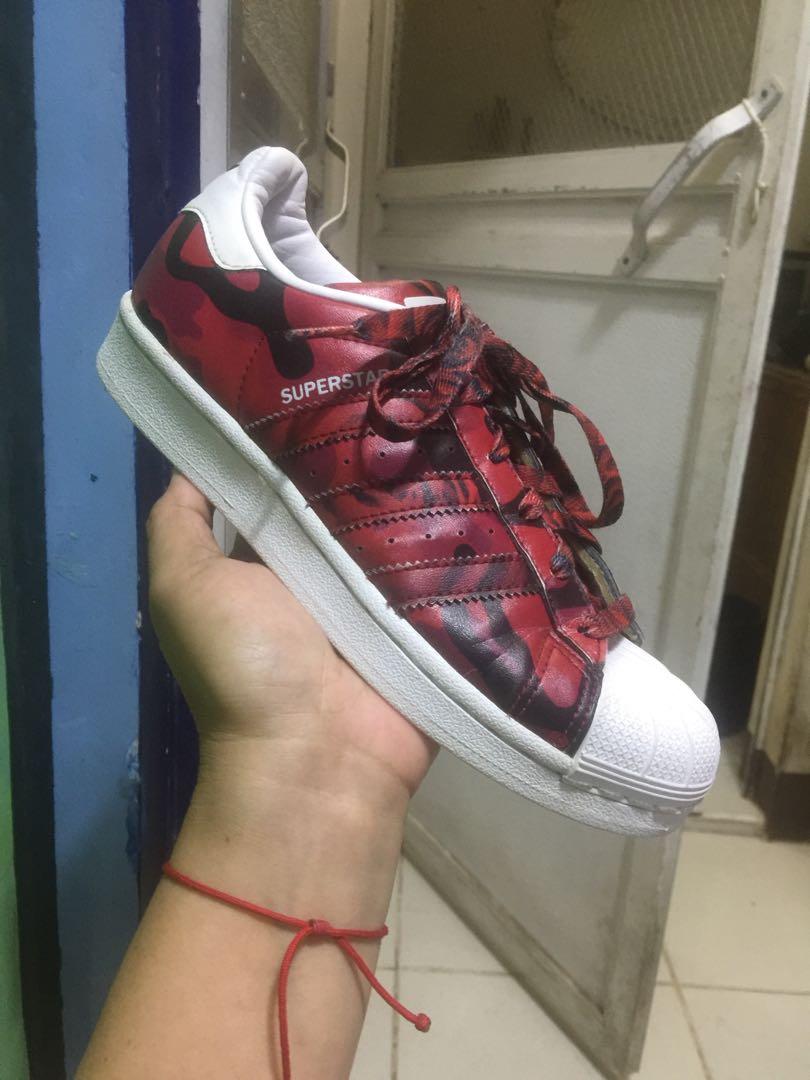 Adidas superstar red rose 2025