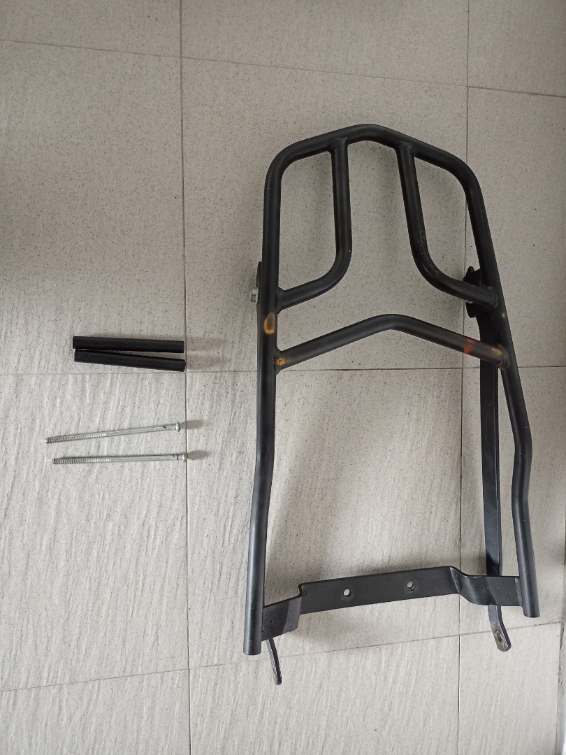 Aerox Back Rack Aerox rear rack, Motorcycles, Motorcycle Accessories on Carousell
