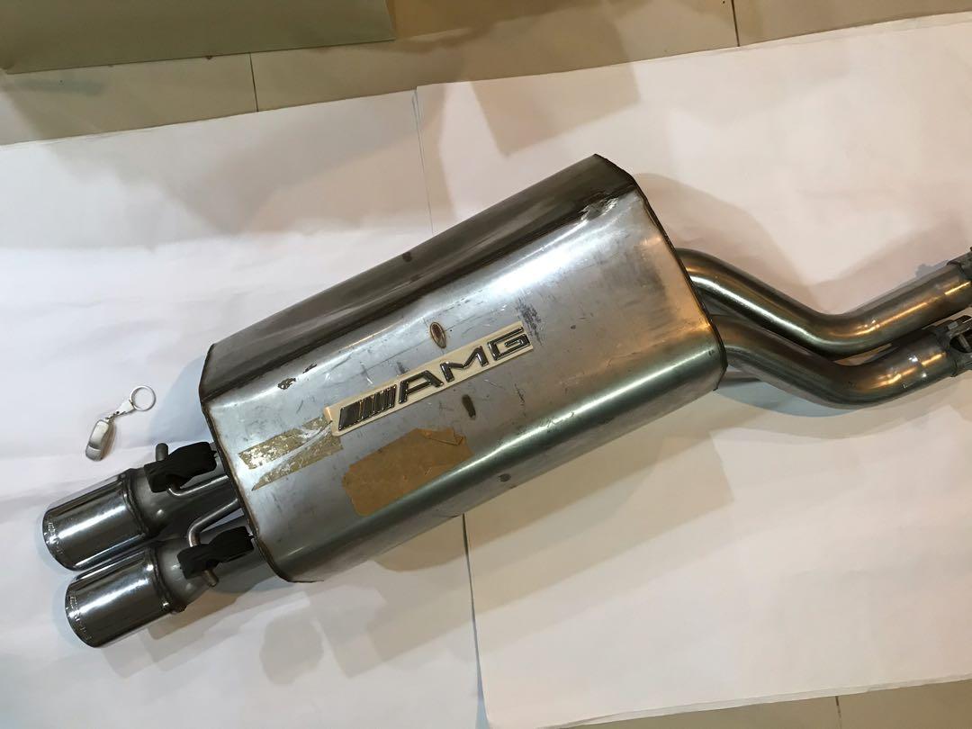 AMG Rear Muffler Exhaust for Mercedes Benz E Class W210 V6 Auto
