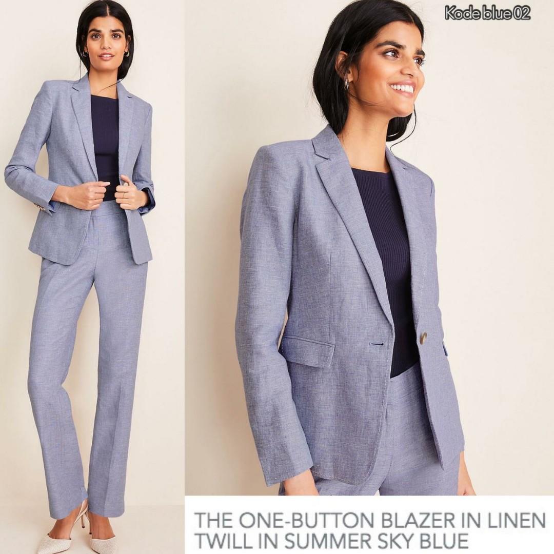 1 button blazer