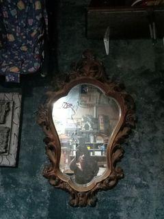Antique mirror made of clay type