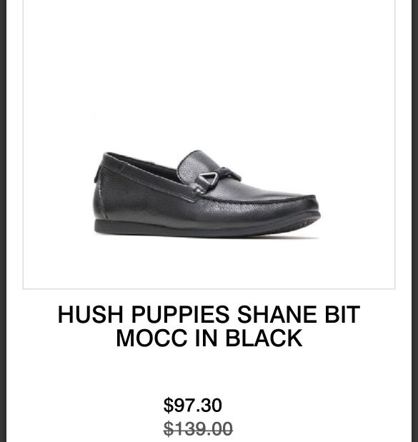 Hush discount puppies shane