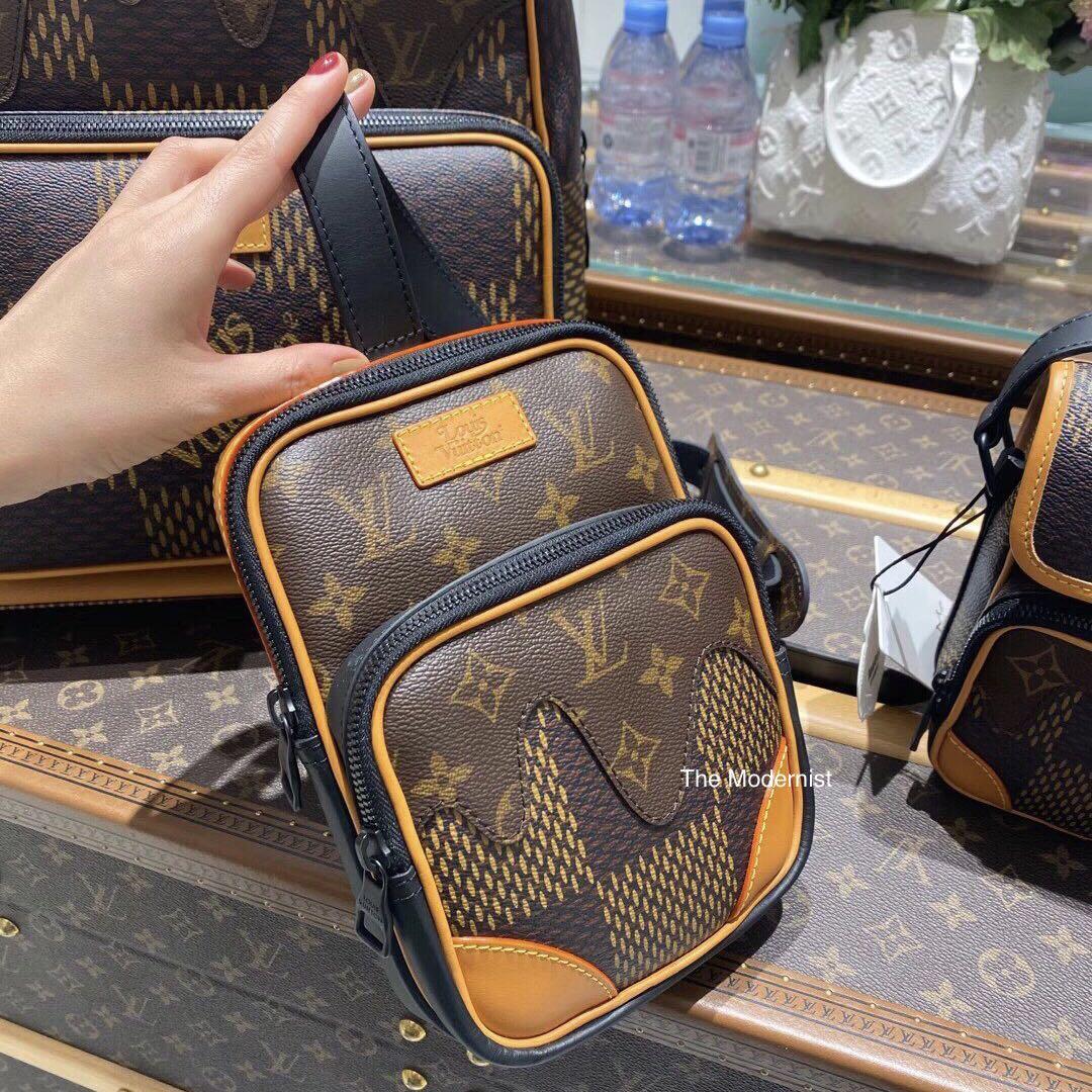Authentic Louis Vuitton x Nigo e Sling Bag N40379, Luxury