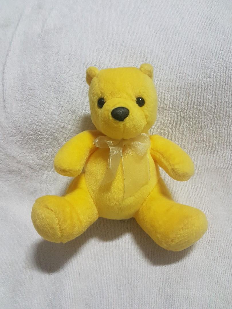 yellow bear plush