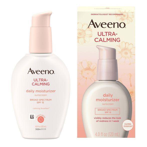 aveeno positively radiant sheer daily moisturizer spf 15