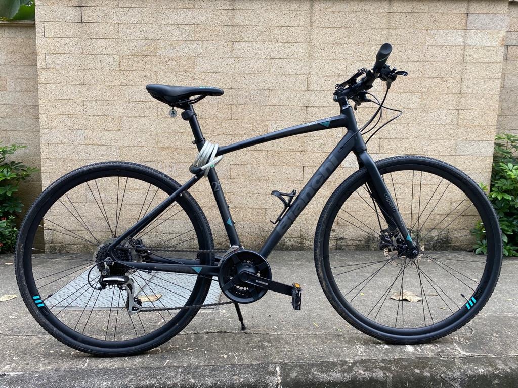 Bianchi mens hybrid bike discount